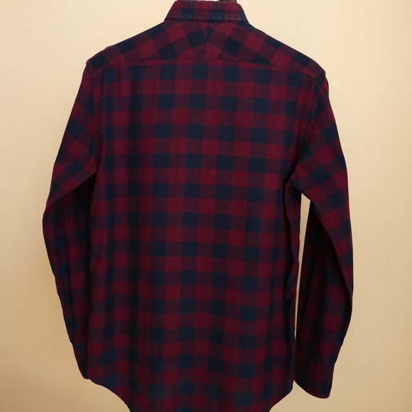 Billy Reid Long Sleeve Button Down Checkered Shirt - Picture 2 of 9